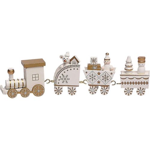 Wooden Mini Train Christmas Decoration - Perfect Gift For Kids
