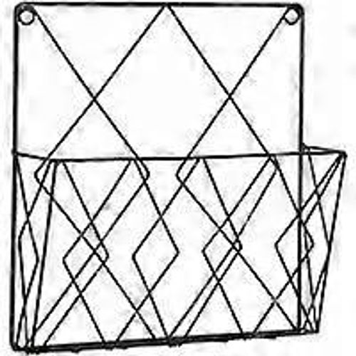 Mtal Fil Fichier Support Mural Porte-revues Porte-revues Suspendu Journal De Stockage Organisateur Mtal De Fil Noir Dcoration Shelf Fichiers