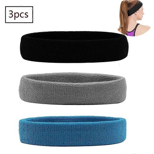 Sport Headband - Sweatbands For Running, Cycling, Tennis, Soccer, And More - Cotton Terry Cloth