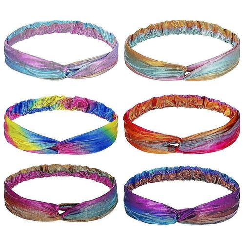 5 Pieces Boho Headband Handmade Embroidery Bohemia Floral Wide Headbands Vintage Ethnic Style Hair Band For Women Girls Hair Accessories (Classic Patt