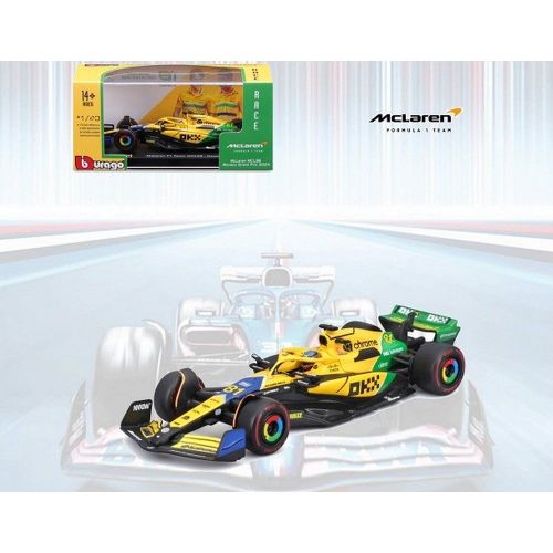 Véhicules Miniatures Die Cast 1/43 Racing - Mclaren Mcl38_Monaco Gp - Avec Casque #Piastri
