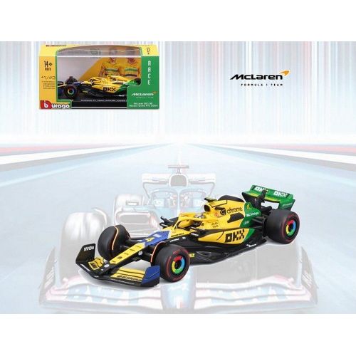 Véhicules Miniatures Die Cast 1/43 Racing - Mclaren Mcl38_Monaco Gp - Avec Casque #Norris
