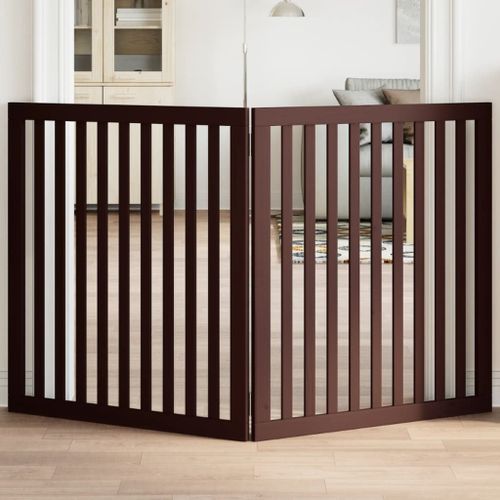 Vidaxl Barrière Pour Chien Pliable 2 Panneaux 160 Cm Bois De Peuplier