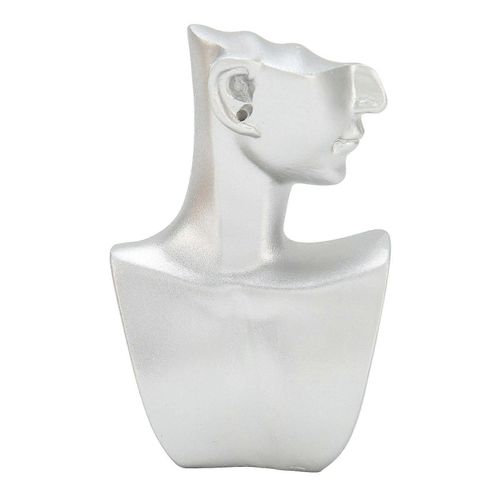 Mannequin Boucle D¿Oreille Présentoir Résine Mannequin Boucle D¿Oreille Organisateur Argent Pour Pendentif Bague S Ruban