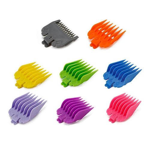 Professional Hair Clipper Guards - Color Hair Clipper Cutting Guides/Combs Attachment