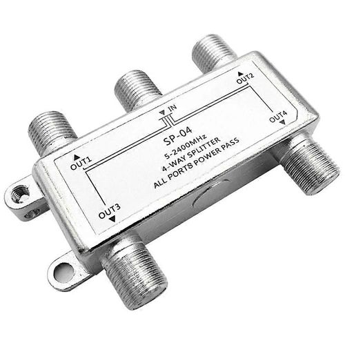 4-Way HD Digital High-Performance Coax Cable Splitter