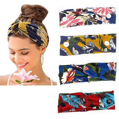 Bohemia Floral Style Headbands - Criss Cross Headpiece For Women
