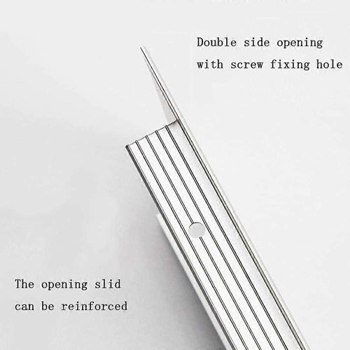 2 pcs 8 * 30cm Salle de bain Porte Grille d¿aération Grille Couvercle de ventilation (Blanc)