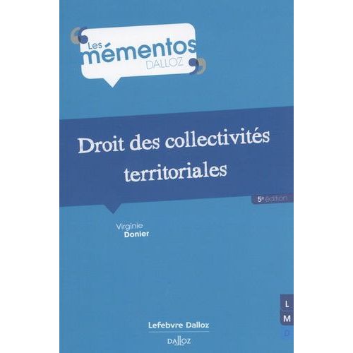 Droit Des Collectivités Territoriales