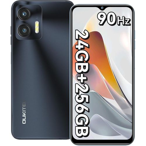 OUKITEL C36 4G 24/256 Go Android 14 6.56" HD+ Double SIM Noir