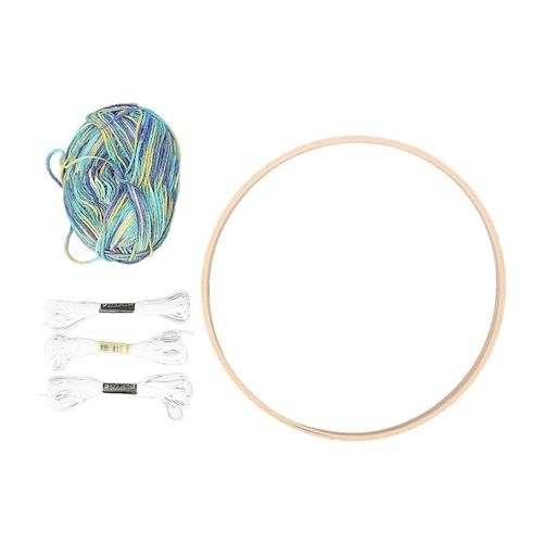 Métier à tricoter ensemble circulaire maison tricoteuse Machine Kit avec de la laine colorée pour sous-verres chapeaux sacs artisanat