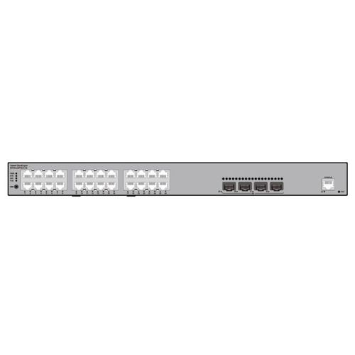 Huawei CloudEngine S5700 Series S5735-L24P4S-A-V2 - Commutateur - 24 x 10/100/1000 (PoE+) + 4 x 1 Gigabit SFP - flux d'air de l'avant vers le côté - Montable sur rack - PoE+