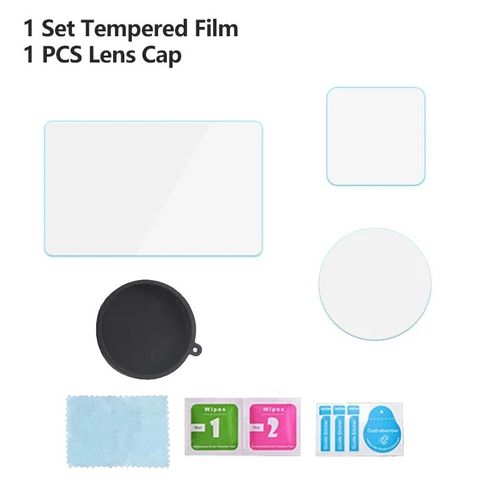 Boîtier étanche pour DJI Osmo Action 4,40m,plongée profonde,coque de boîtier sous-marin,accessoires de caméra d'action - Type 1 Film 1 Lens Cap