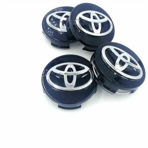 Couvercle De Moyeu De Centre De Roue Toyota 4 62 Mm Pour Insigne De Logo Noir