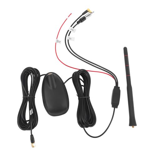 Antenne Voiture Antenne De Voiture Dab + Gps + Fm Antenne Active Amplifiée Sur Le Toit Étanche À La Poussière Universel Accessoires Auto