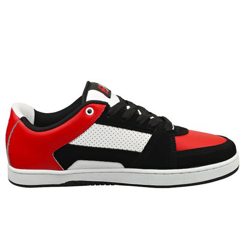 Etnies Mc Rap Lo Baskets Patin Noir Blanc Rouge