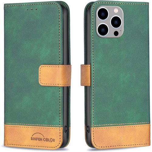 Pour Iphone 14 Pro Max Pas Pour Iphone 14 Pro Coque, Étui Housse Portefeuille Flip Case Cuir Coque Rabat Clapet Avec Porte Carte Magnétique Antichoc Etui Coque Pour Iphone 14 Pro Max,Vert