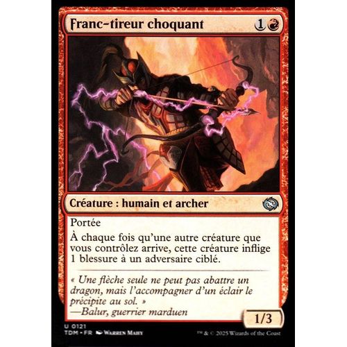 Franc-Tireur Choquant - Magic - Tarkir La Tempête Des Dragons - U - 121