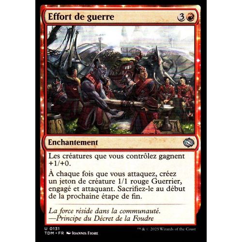 Effort De Guerre - Magic - Tarkir La Tempête Des Dragons - U - 131