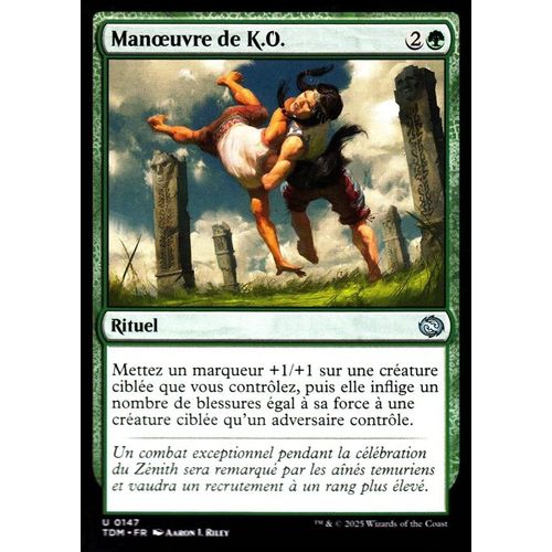 Manoeuvre De K.O. - Magic - Tarkir La Tempête Des Dragons - U - 147