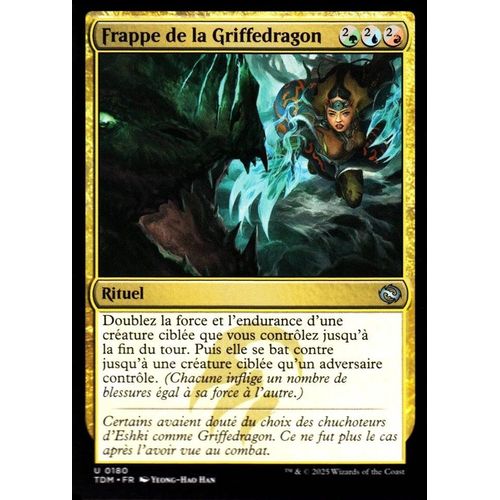 Frappe De La Griffedragon - Magic - Tarkir La Tempête Des Dragons - U - 180