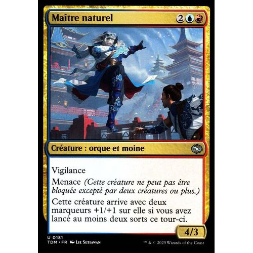 Maître Naturel - Magic - Tarkir La Tempête Des Dragons - U - 181
