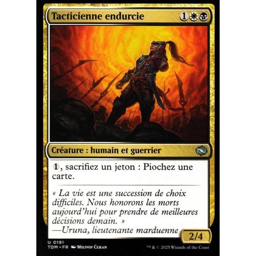 Tacticienne Endurcie - Magic - Tarkir La Tempête Des Dragons - U - 191