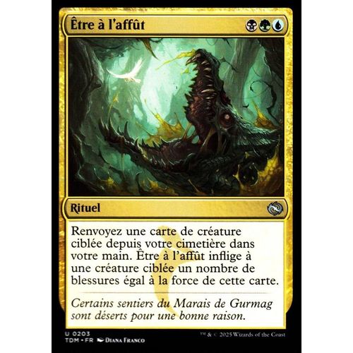 Être À L'Affût - Magic - Tarkir La Tempête Des Dragons - U - 203