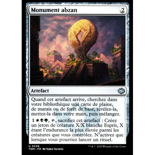 Monument Abzan - Magic - Tarkir La Tempête Des Dragons - U - 238