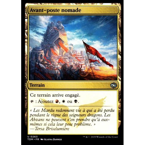 Avant-Poste Nomade - Magic - Tarkir La Tempête Des Dragons - U - 263