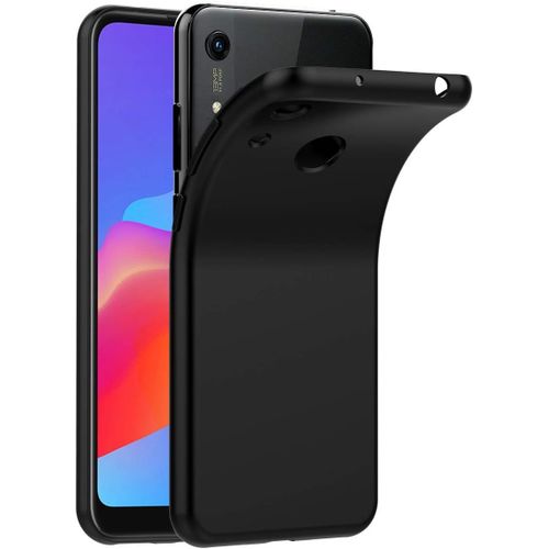 Coque Gel Noire Pour Honor 8a Huawei Y6 2019 Huawei Y6 Pro 2019, Ultra Fine 0.33mm, Silicone Tpu Haute Résistance Et Flexibilité