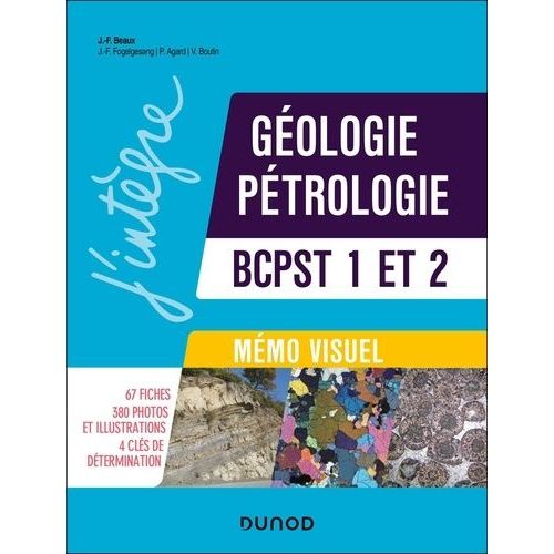 Géologie Pétrologie Bcpst 1 Et 2 - Mémo Visuel