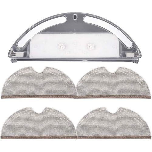 Réservoir D'Eau Avec 4 Serpillères À Couverture Complète Pour Aspirateur Xiaomi Roborock S5 S50 S51 S55 S6[CLE153926]
