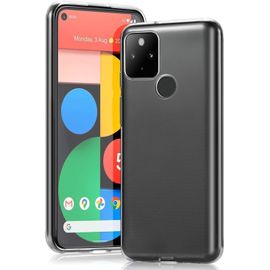 Coque Pour Google Pixel 5, Anti-Jaune Ultra Mince Crystal Clear Antichoc Protection Antichute Housse En Tpu Silicone Souple Pour Google Pixel 5 - Transparente