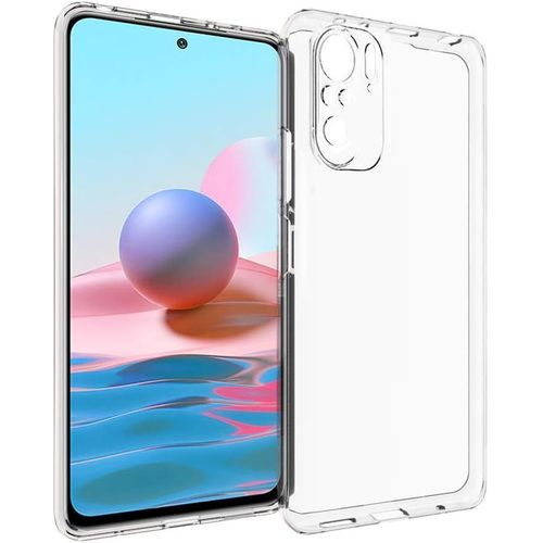 Coque Pour Xiaomi Redmi Note 10s Note 10 4g + 2 X Verre Trempé, Ultra Mince Silicone Transparent Tpu Case Anti Shock Anti Scratch Case