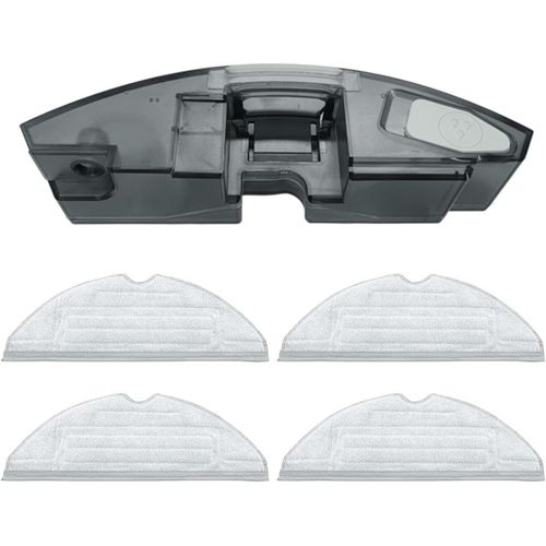 Réservoir D'Eau De Rechange Avec 4 Tampons En Tissu Compatibles Avec Roborock S7 Maxv Ultra/S7 Maxv/S7 Pro Robot Aspirateur Pièces Accessoires[CLE152831]