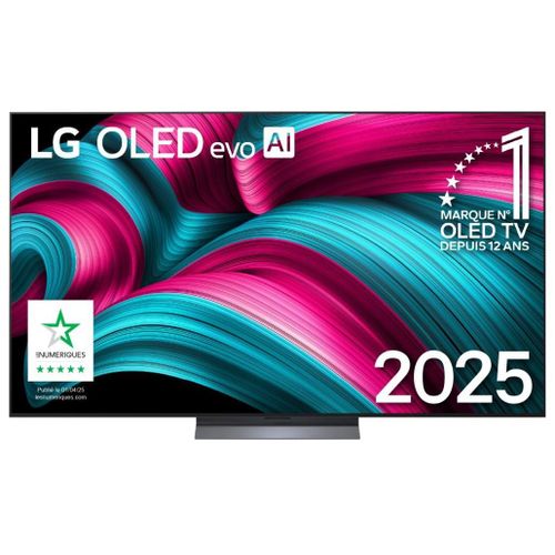 TV OLED Evo AI LG OLED77C54LA.AEU 195 cm 4K UHD 2025 et booster de luminosité