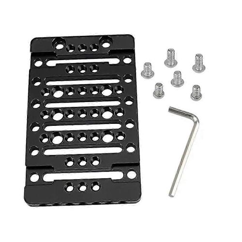 Assiette À Fromage Avec Trous Filetés De 1/4 Pouce 3/8 Pouce Et 4 Supports De Griffe Froide Intégrés À Dégagement Rapide Pour