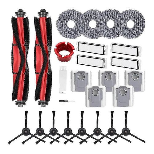 Kit de nettoyage de robot de nettoyage pour kit d¿accessoires Q, y compris brosse principale, tampon de vadrouille, brosse latérale, filtre Hep