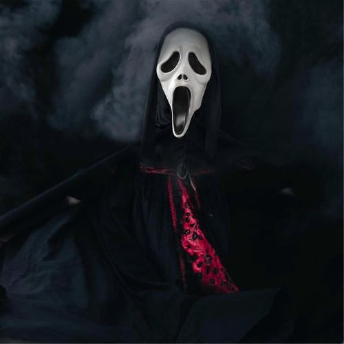 Vêtements De Maquillage D¿Halloween Masque Fantôme Terrible Et Étrange Pour Adultes Convient Uniquement Pour Le Jeu De Rôle Un