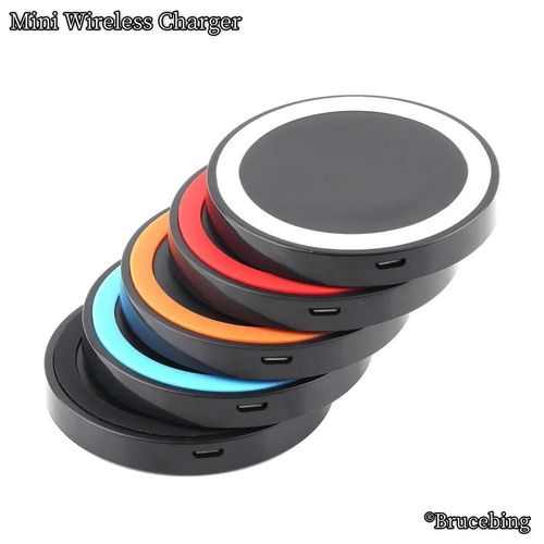 Mini Chargeur Sans Fil Universel De Poche, Pour Iphone 5s 6s 7 8 11 12 13 Oi, Pour Xiaomi Samsung Huawei White