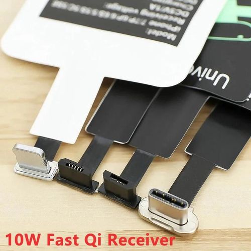 Récepteur De Charge Sans Fil Pour Iphone 6 7 Plus 5 5s, Prise En Charge Micro Usb Type C, Chargeur Rapide Universel Pour Samsung Huawei Micro Usb A