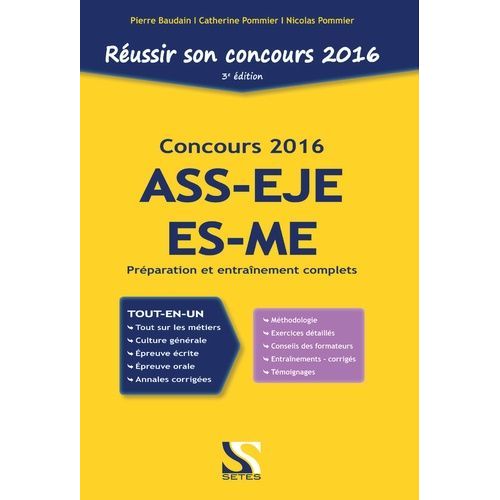 Réussir Son Concours Ass-Eje-Es-Me 2016