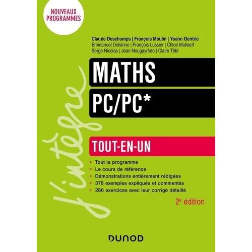Mathématiques Pc/Pc* - Tout-En-Un