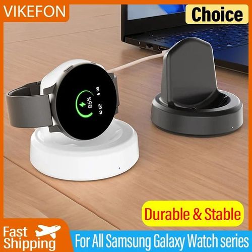 Chargeur De Montre Portable Sans Fil, Compatible Avec Samsung Galaxy Watch 5 Pro 5, 4/3 Active 2/1, Gear Dehors, S3, Station De Charge S6 Usb Charger Cable