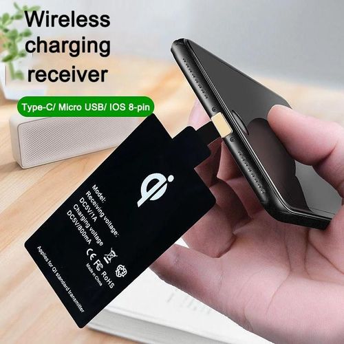 Récepteur De Charge Sans Fil Pour Iphone 5 6 7 Micro Usb Type C Chargeur Sans Fil Rapide Universel Pour Samsung Huawei Xiaomi Redmi 9 Micro Usb B