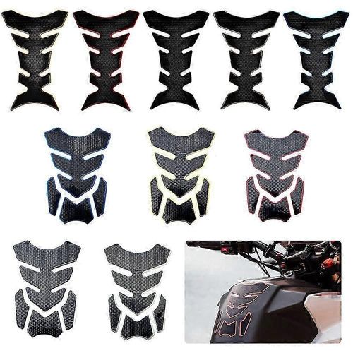 1pcs Universel Moto Fibre De Carbone Réservoir Pad Protecteur De Réservoir Autocollants De Véhicule De Course Pour Honda Suzuki Yamaha Kawasaki Ktm Hayabusa