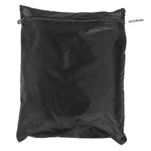 Housse De Chaise Longue Pliante Imperméable À L¿Eau En Plein Air Antirouille (420d Noir Extérieur Et Argent Intérieur)