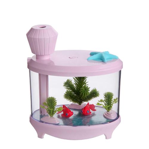 Humidificateur d¿air 460ml Humidificateurs à brume ultrasonique silencieux 2 modes de brume avec arrêt automatique LED sans eau pour le bureau à domicile Salon Bébé Chambre d¿enfants (rose)