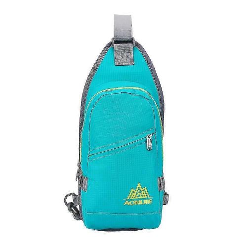 AONIJIE Sports Imperméable Nylon Simple Épaule Sling Messager Sac Poitrine Croix Pochette (Vert)